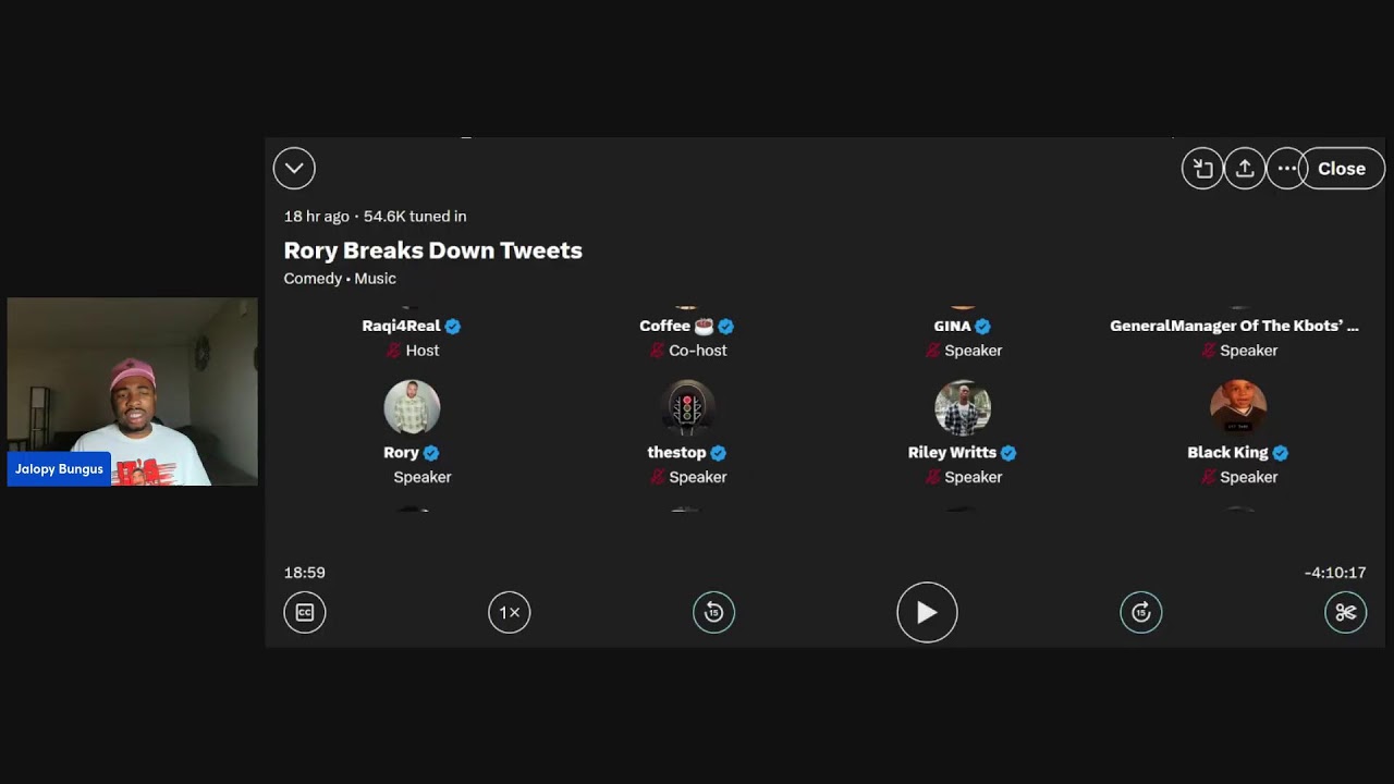 Rory Tries To Defend Himself From Anti-Black Tweets .. (Nuanced Discussion)
