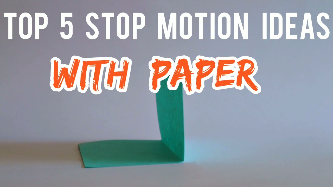 🔥top 5 stop motion ideas with paper⚡| stop motion ideas for beginners #stopmotion #stopmotionideas