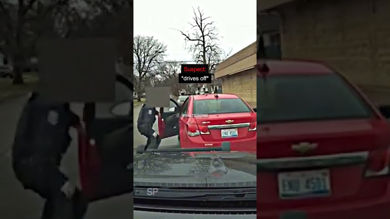 Fleeing Driver Crashes Hard #shorts #policechase #fyp #crash