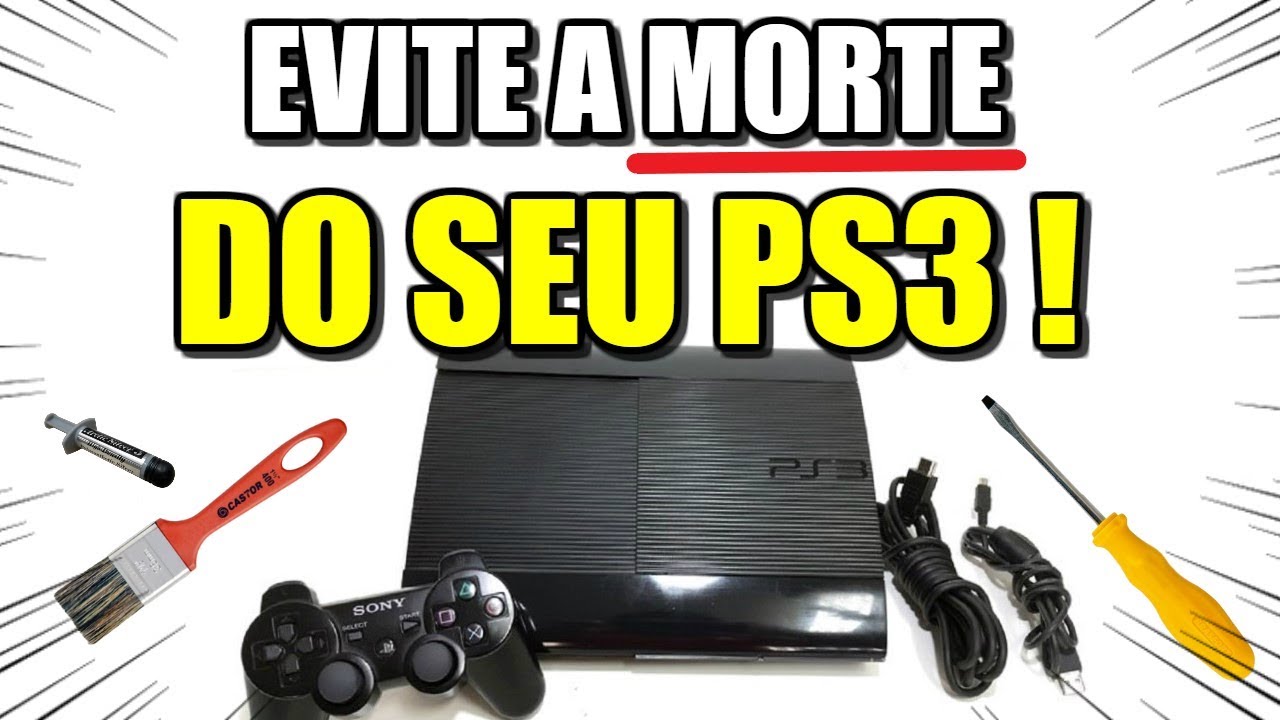 TUTORIAL: LIMPEZA COMPLETA e MANUTENÇÃO PS3 SUPER SLIM !