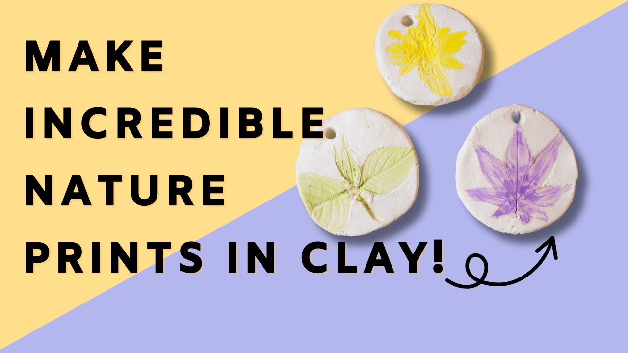 Nature Prints in Clay | Perfect Craft for Kids