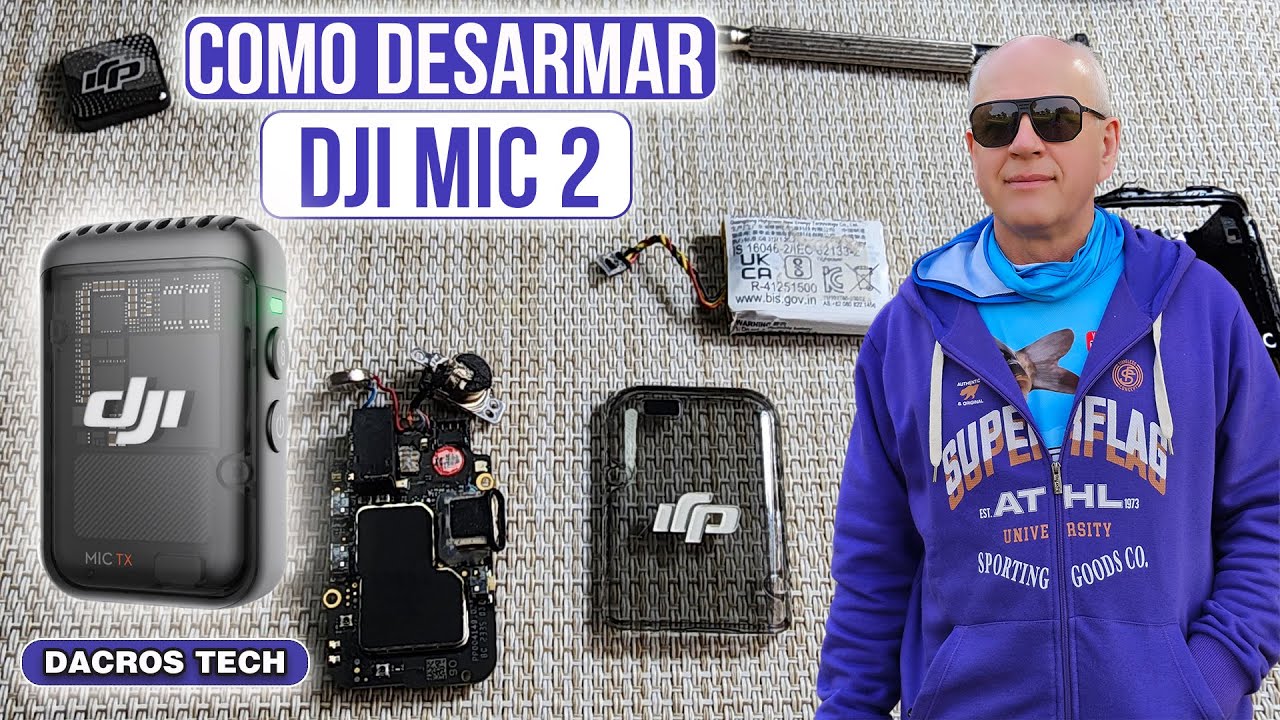 🛠️ КАК РАЗБОРИТЬ МИКРОФОН 🎙️ DJI MIC 2 🔧 | DACROS Tech