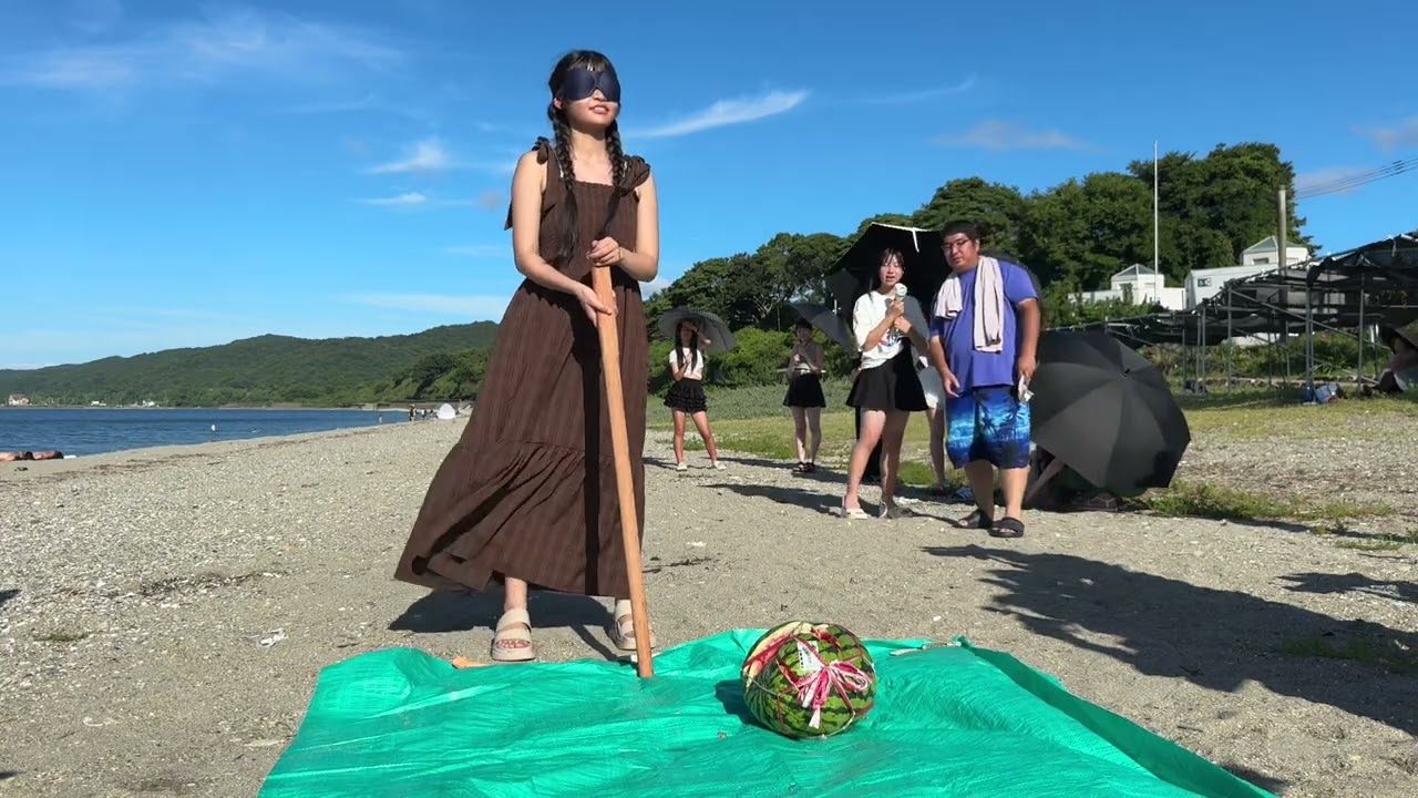 SPATIO BBQ２０２５　スイカ割り