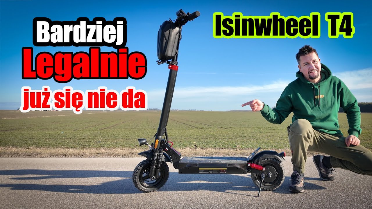 Hulajnoga Legalna do b&oacute;lu - Isinwheel T4