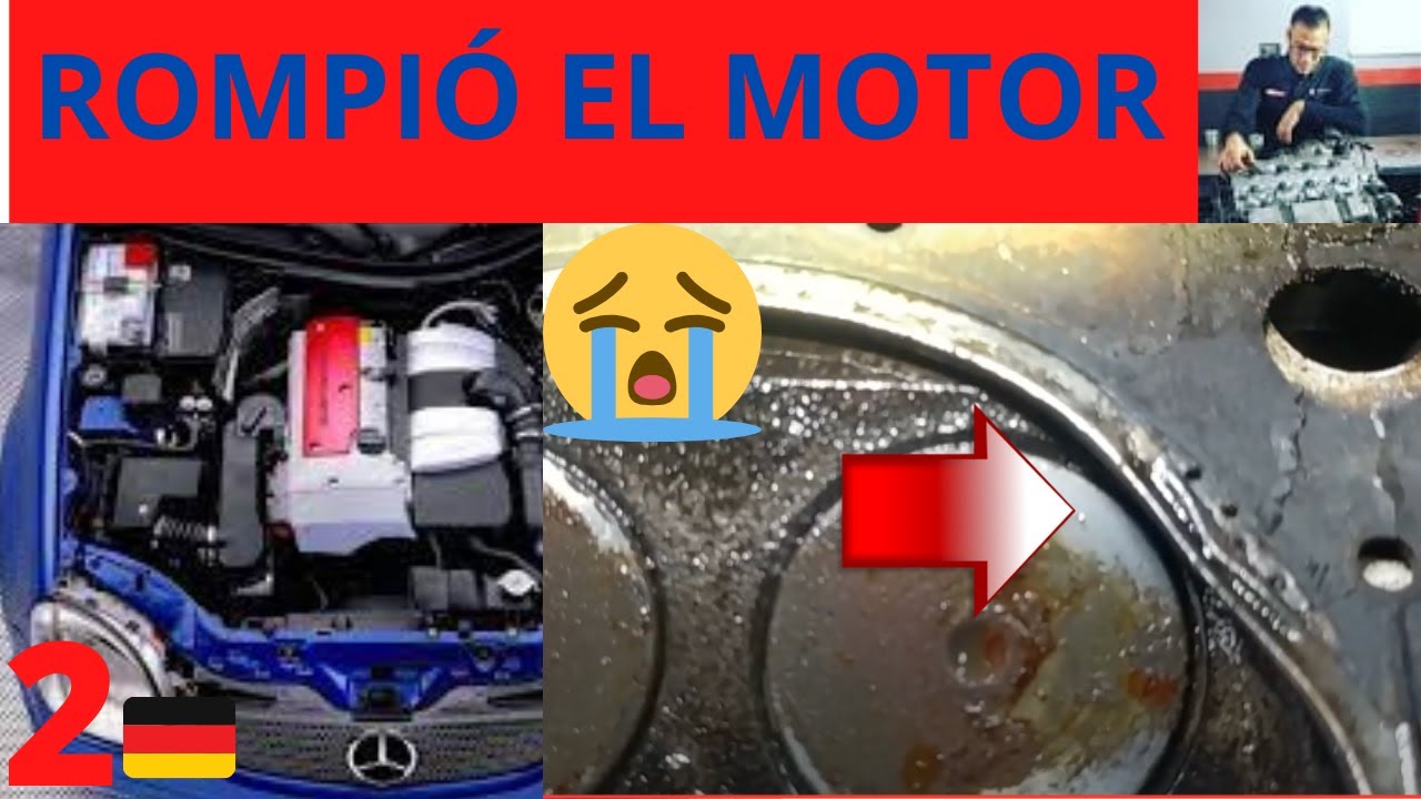 MERCEDES BENZ SLK KOMPRESSOR Daños de Culata  Desarmar Motor Engine Tear Down