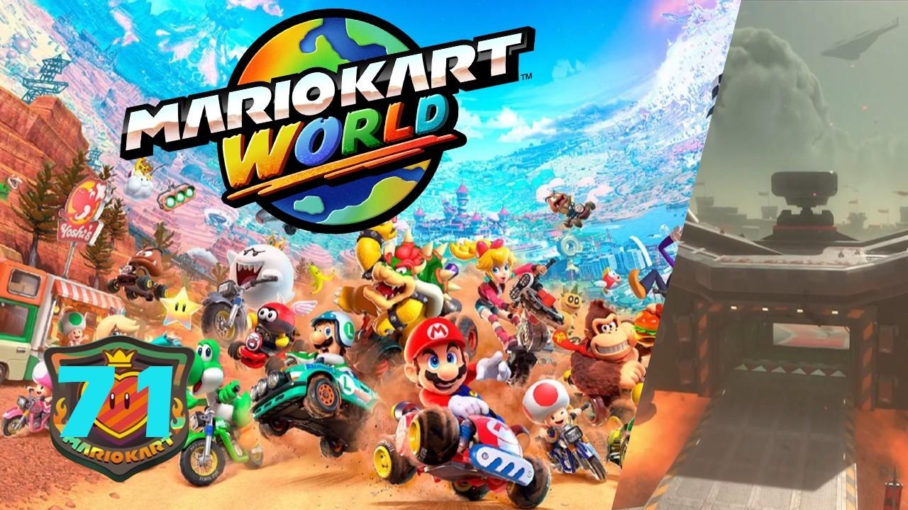 MarioKart World part 71/I question how characters with no arms or legs drive the Karts!