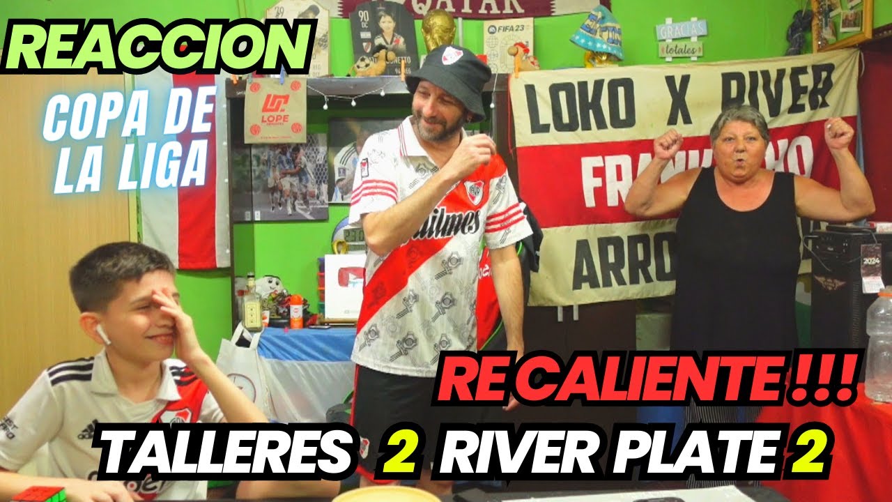 TALLERES 2 RIVER 2 - Reacciones de Hinchas de River RE PICANTE 🔥 !!!! - COPA DE LA LIGA 24