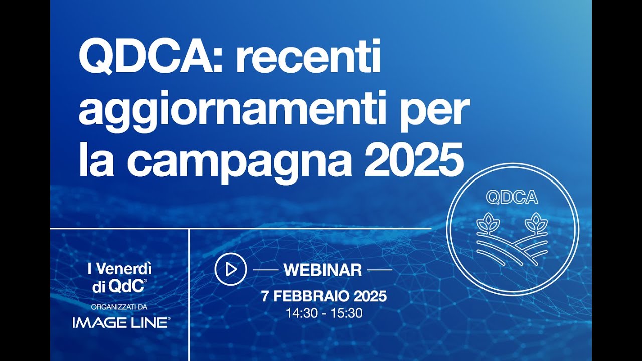 QDCA: recenti aggiornamenti per la campagna 2025