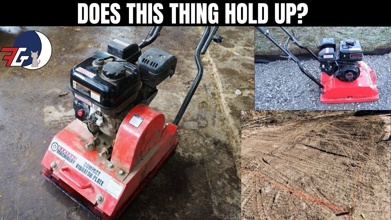 Виброплита Harbor Freight Central Machinery | Стоит ли покупать? Уплотнение гравия для бетона