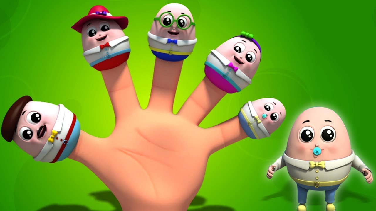 Шалтай-Болтай палец семья | детские рифмы | Humpty Dumpty Finger Family | Baby Nursery Songs