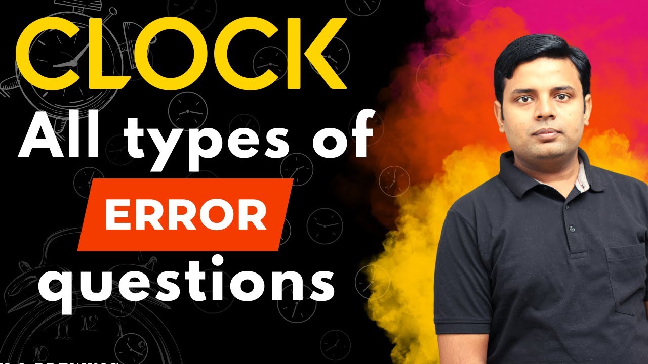 Error In Clock Reasoning - Clock Error Questions | Best Video | Abhishek Chauhan