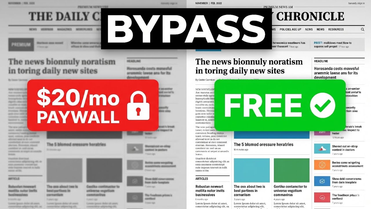 How to Bypass Any Web Paywall Instantly