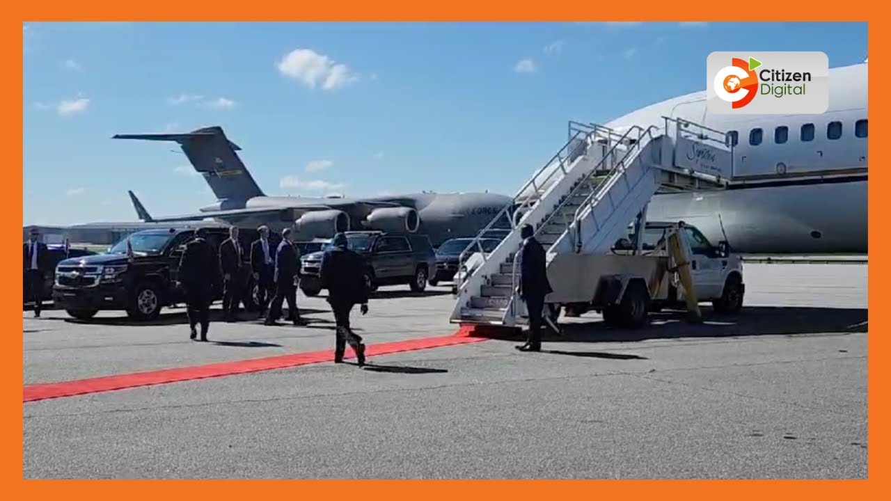 President William Ruto touches down at Hartsfield-Jackson Atlanta International Airport, USA