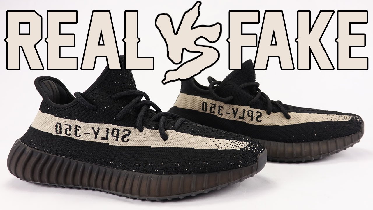 Real vs Fake adidas Yeezy Boost 350 V2 Oreo Black White Legit Check