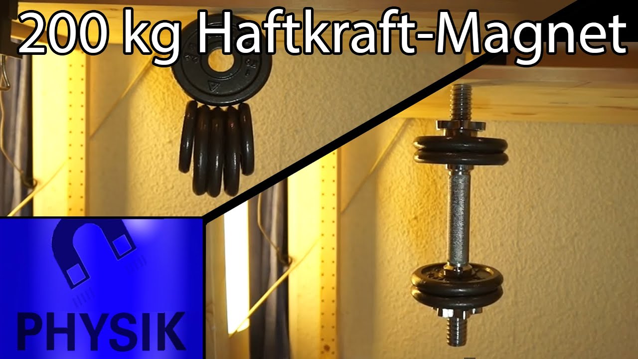 Extremer Neodym-Magnet - 200 kg Haftkraft