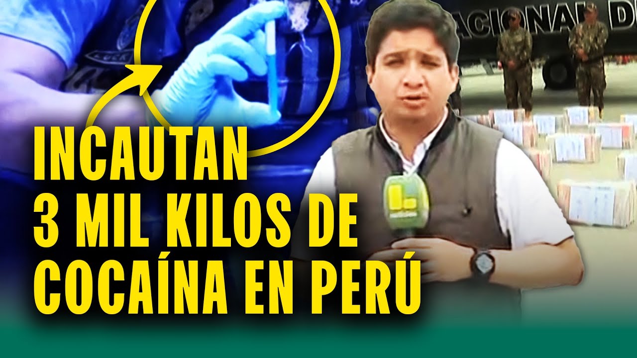Iba a ser camuflada como plátano orgánico: Incautan 3 toneladas de cocaína en Perú