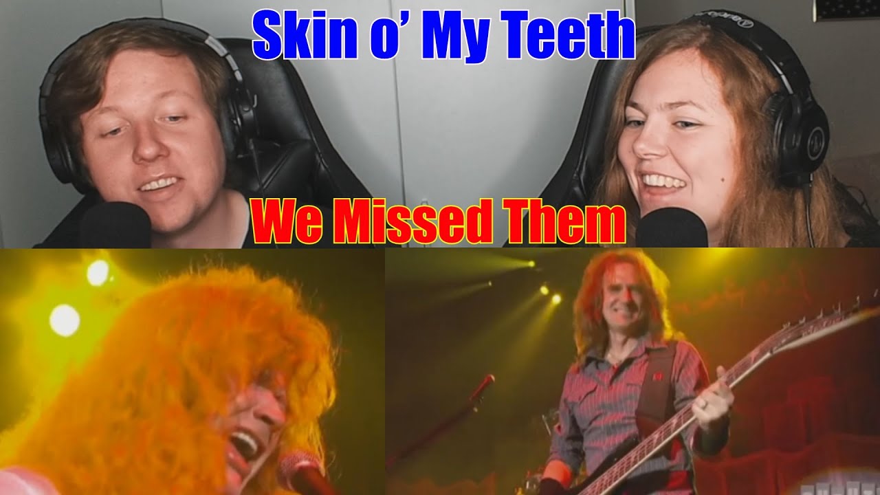 Couple First Reaction To - Megadeth: Skin O' My Teeth [Live]