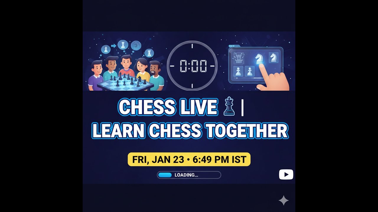 Chess LIVE ♟️ | Learn chess together