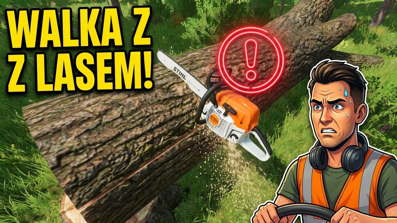 Nie sądziłem, że to takie TRUDNE... 🌲 Walka z lasem w FS25! | #4
