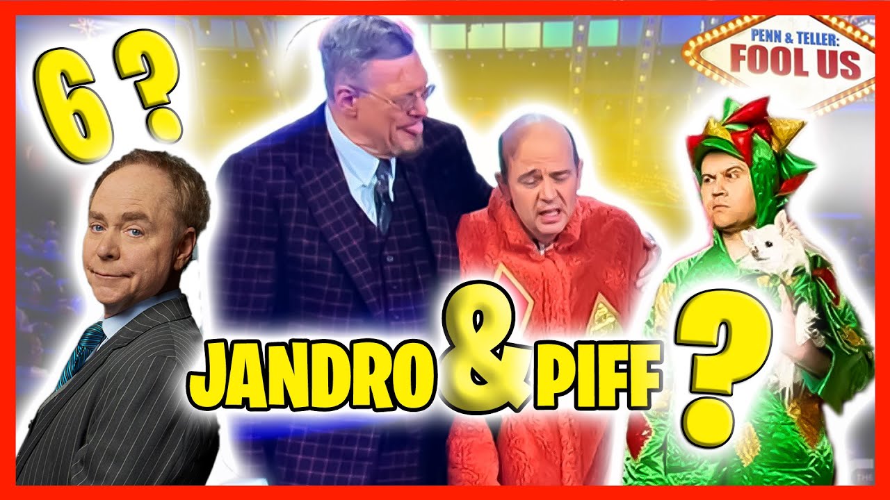 ¿6 Times Fooler? Jandro y Piff The Magic Dragon intentan engañar a Penn & Teller en Fool Us