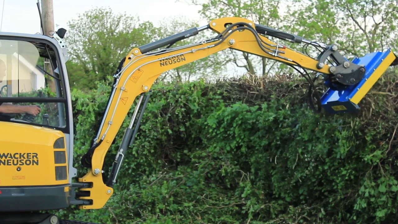 Slanetrac FH80 Flail Cutter Attachment for Excavators, Tractors & Mini loaders