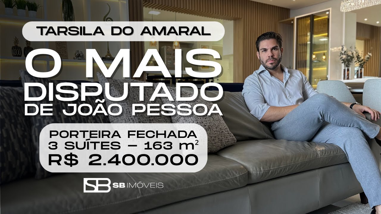 Apartamento Super Luxoso no Tarsila do Amaral, João Pessoa/PB | R$2.400.000,00 | 3 Suítes