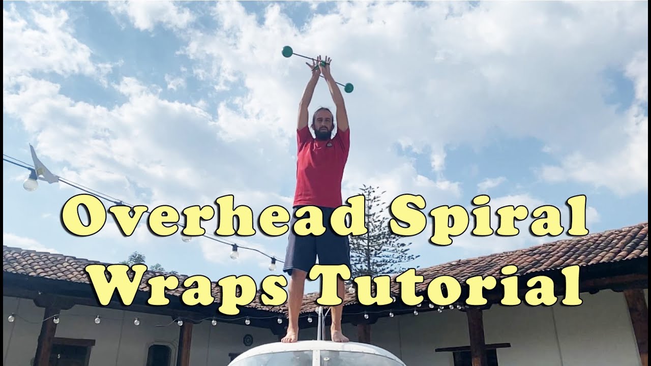 Overhead Spiral Wraps - Beginner Poi Tutorials!