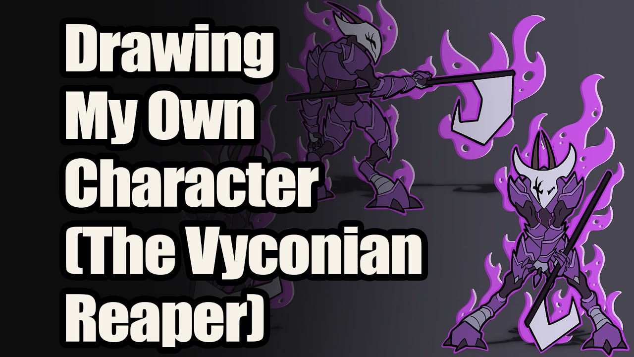 Drawing My Own Character (The Vyconian Reaper) #conceptart #digitalart #dune #art #artist