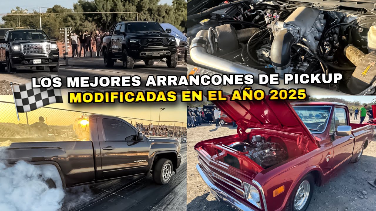 LOS MEJORES ARRANCONES DE PICKUP MODIFICADAS EN 2025 || SINALOA STANG