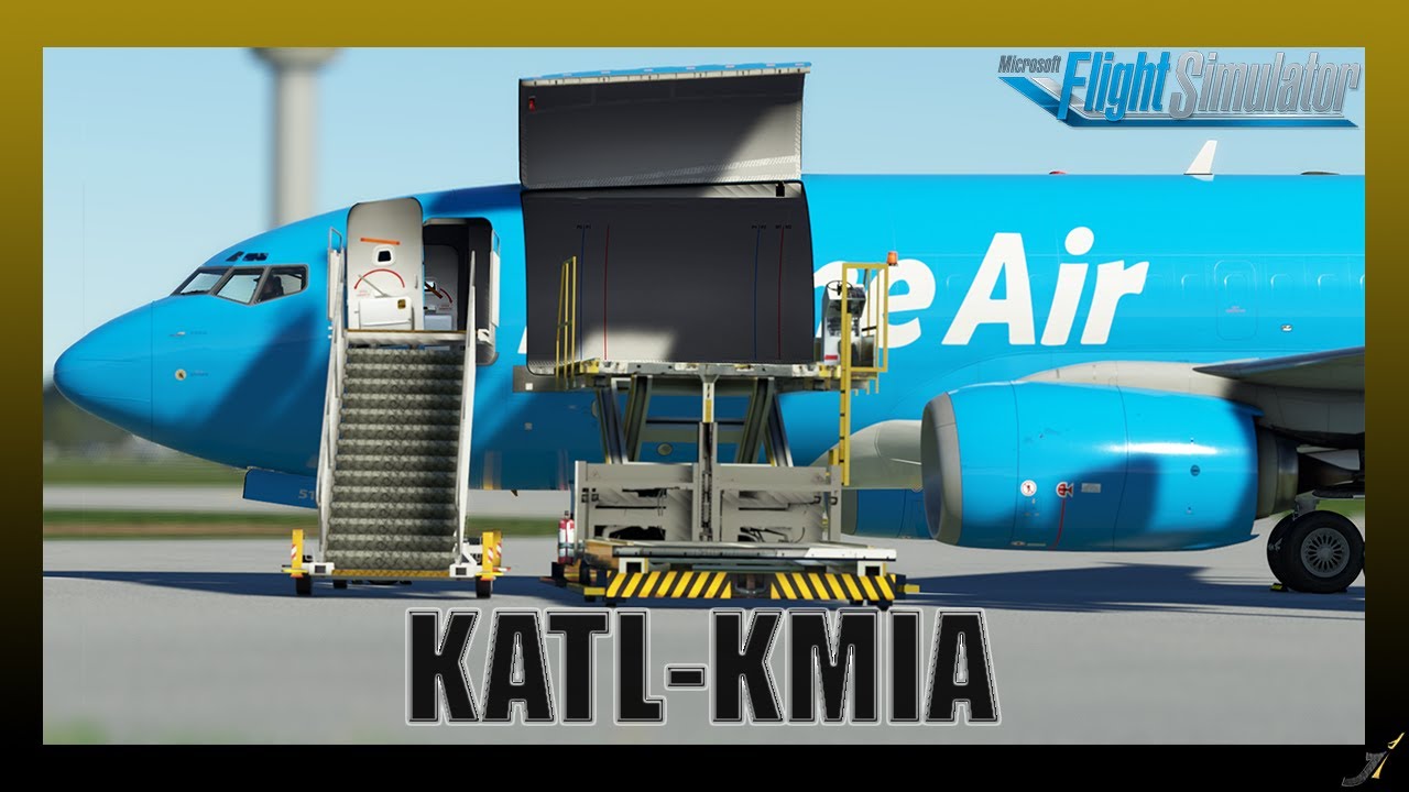 MSFS 2020 Live | Amazon Prime Air Cargo Ops | PMDG Boeing 737 | Atlanta to Miami | Vatsim ATC