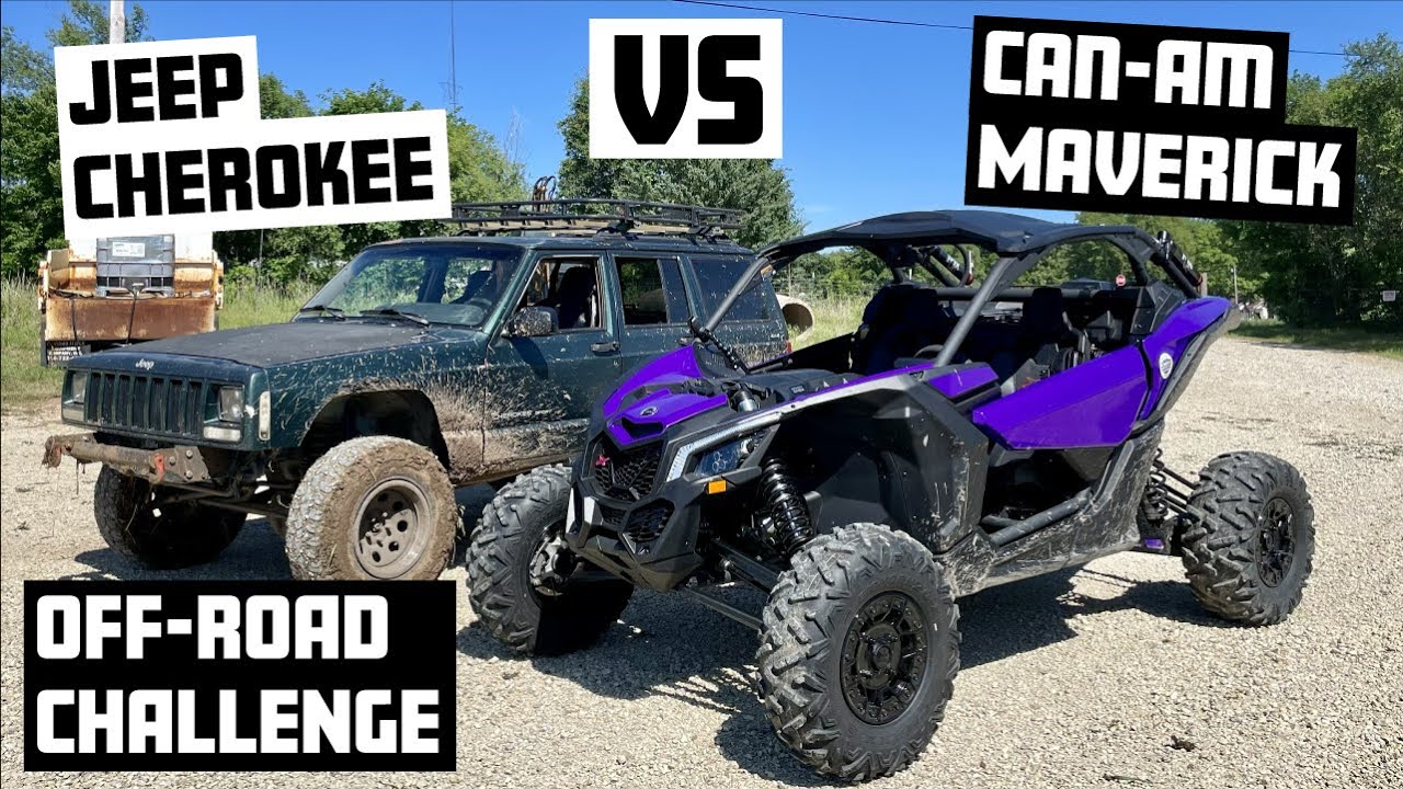CAN-AM X3 VS Jeep XJ *Anything You Can Do Challenge*