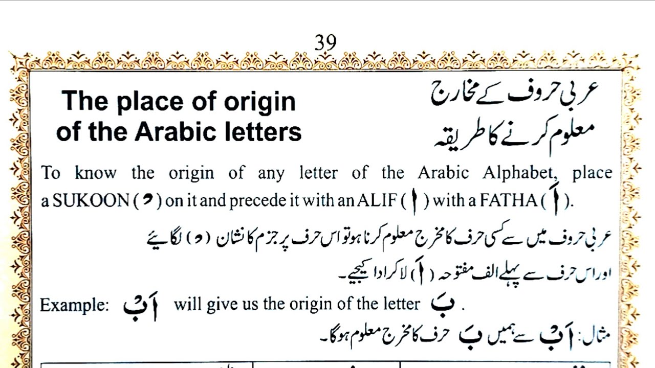 29 Arabic Letters with Makhraj | Easy Method to Learn Makhraj | Complete Pronunciation Guide | Qurna
