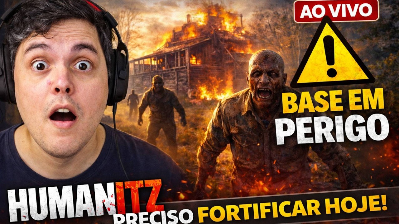🔴 HUMANITZ AO VIVO — BASE EM PERIGO! PRECISO FORTIFICAR HOJE