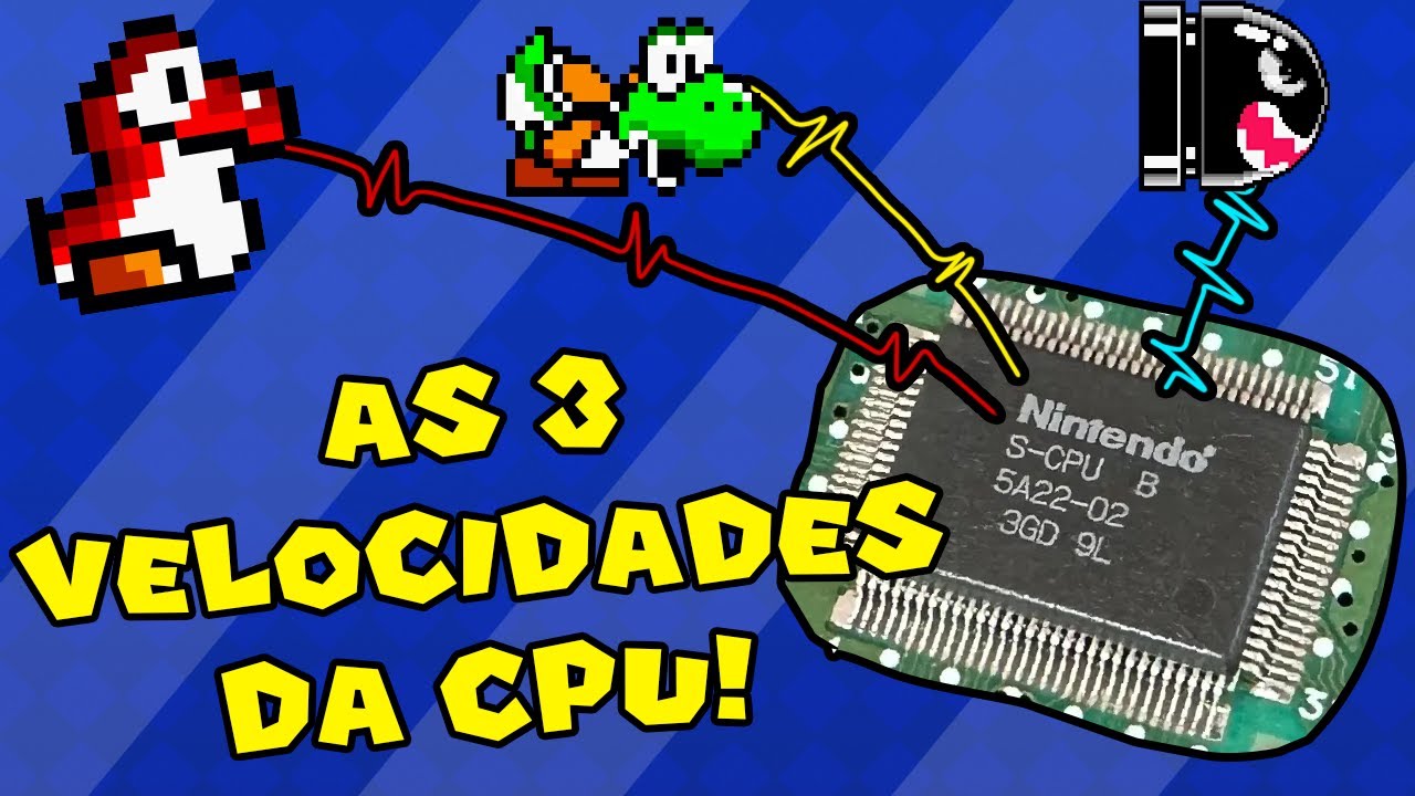 As 3 Velocidades da CPU do SNES! O que são e por que existem? - Explicação Técnica
