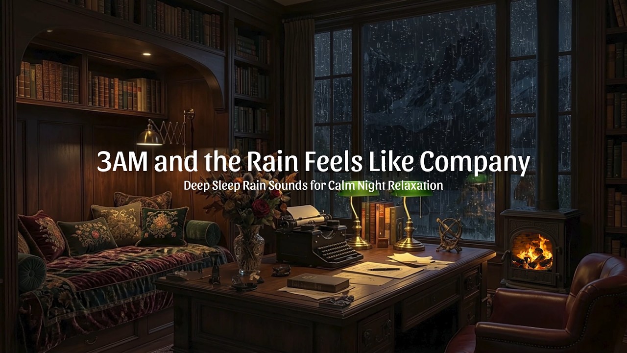 3AM and the Rain Feels Like Company 🌧️ Deep Sleep Rain Sounds for Calm Night Relaxation