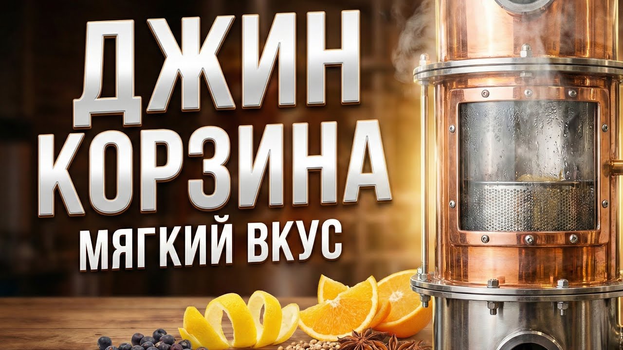 Джин за один перегон? Тест Джин-корзины (Мягкий рецепт)