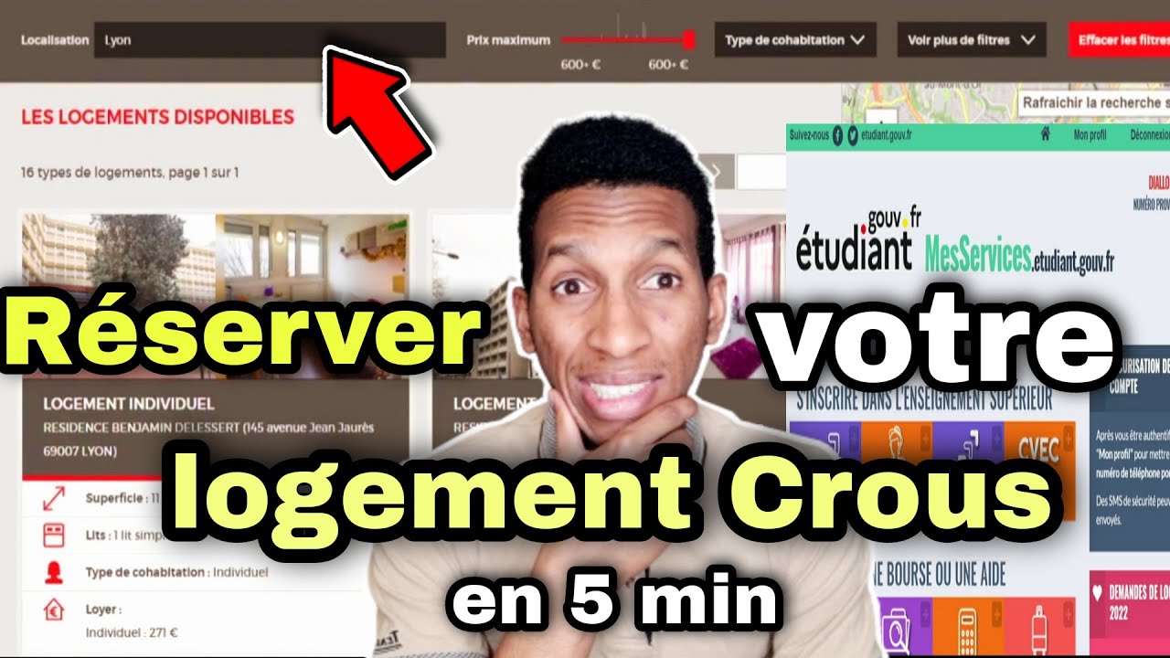 Comment ça marche pour trouver un logement Crous ? comment réserver un logement Crous ?