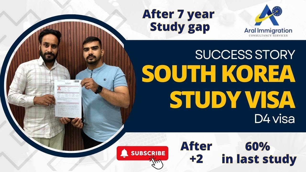 South korea visa approved I South korea visa new update 2024 I Study in south korea  #d4visa