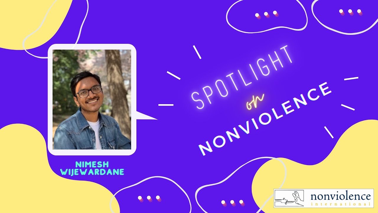 NIMESH'S TESTIMONIAL ON NONVIOLENCE | Introducing a Cohost for the Spotlight Series