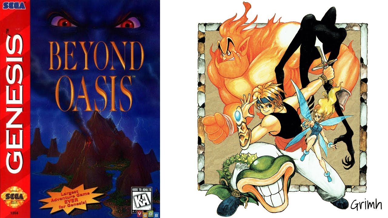 Beyond Oasis / La légende de Thor (Genesis / Mega Drive - Ancient - 1994) #retrogaming #videogames
