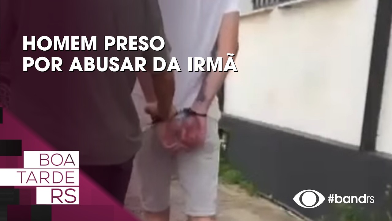 Homem preso por abusar da irmã
