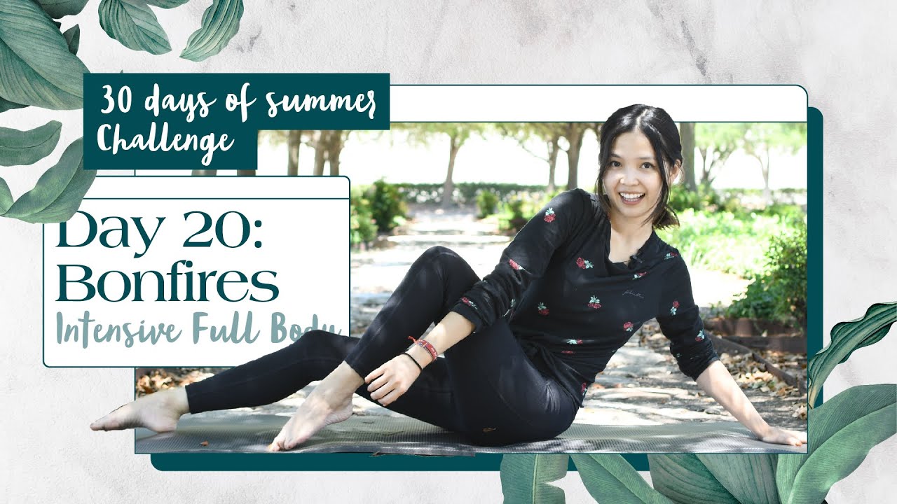 Day 20: Intensive Full Body | 30 Minute Fat Burn Home Workout | 30 Day Summer Pilates Challenge