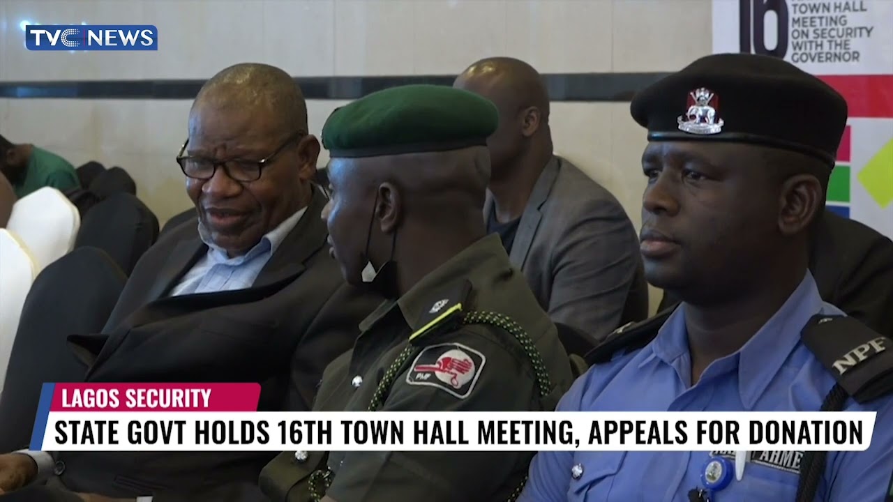 Lagos Govt Holds 16th Security Townhall Meeting, Appeals For Donation