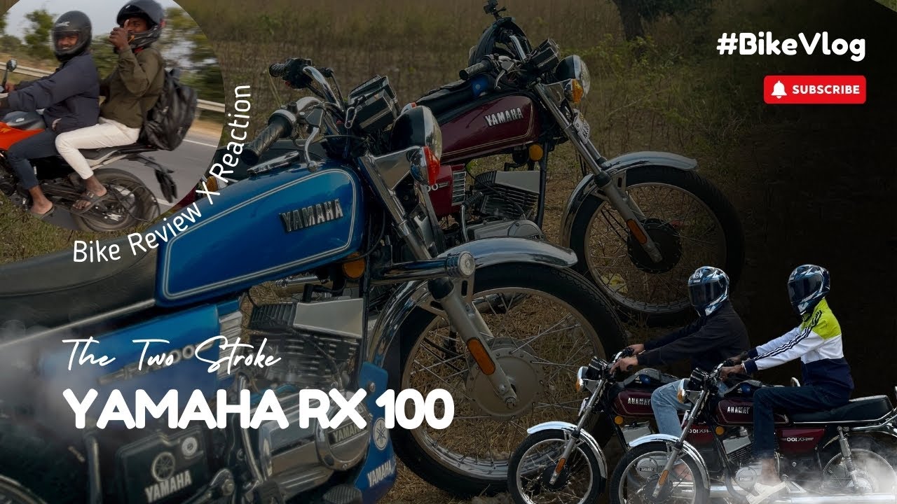 Yamaha RX 100 Review & Ride | Public Reactions, Sound & Speed Test #rx100