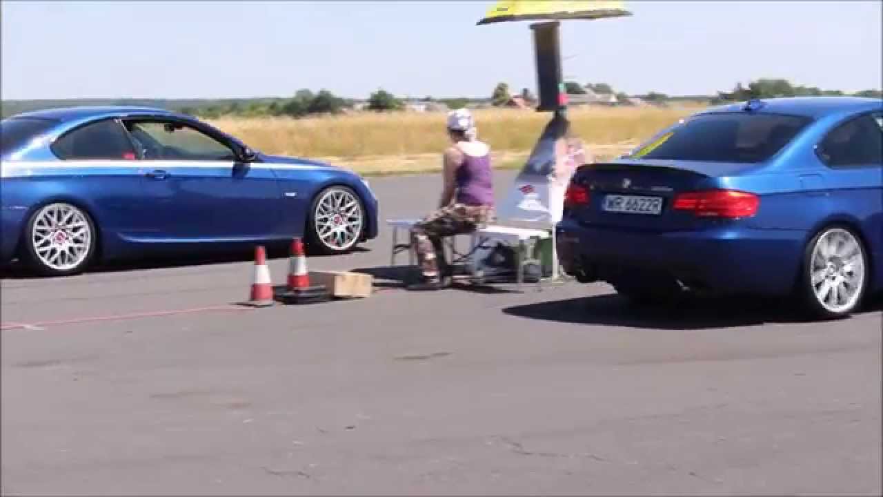 Drag Race BMW 335i 400ps vs BMW 335i 377ps