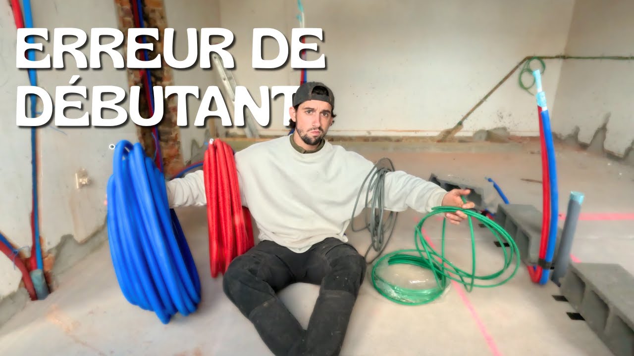 J’ai enfin fait toute la plomberie ET l’électricité seul ! (Grosse étape 🔧)