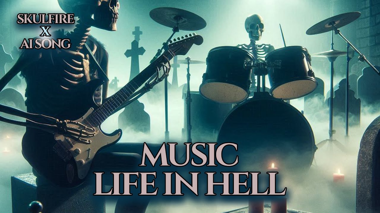 Epic Instrumental Metal Track with Powerful Guitar - Skullfire AI Song
