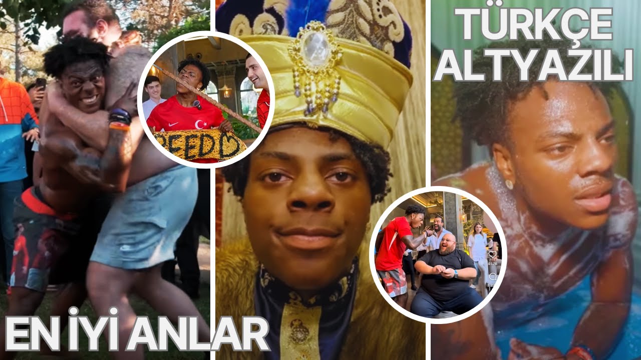 ISHOWSPEED'in TÜRKİYE TURU EN İYİ ANLARI - Türkçe Altyazılı 