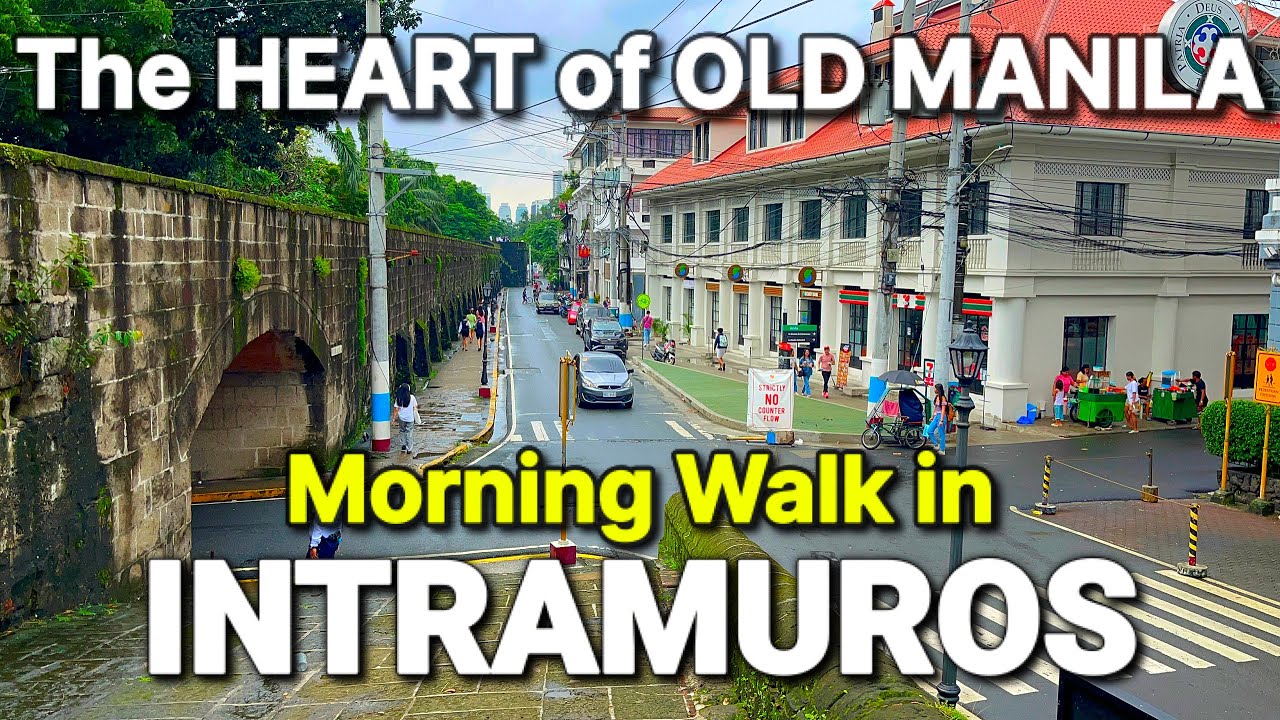 Morning Walk in INTRAMUROS MANILA, PHILIPPINES - Fort Santiago Tour | The Historic WALLED CITY!