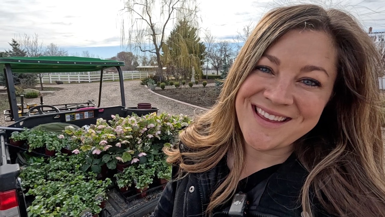 Snowdrop Tour, Planting Under the Leyland cypress & Flower Bed Clean Up! 🌿🌸✂️ // Garden Answer